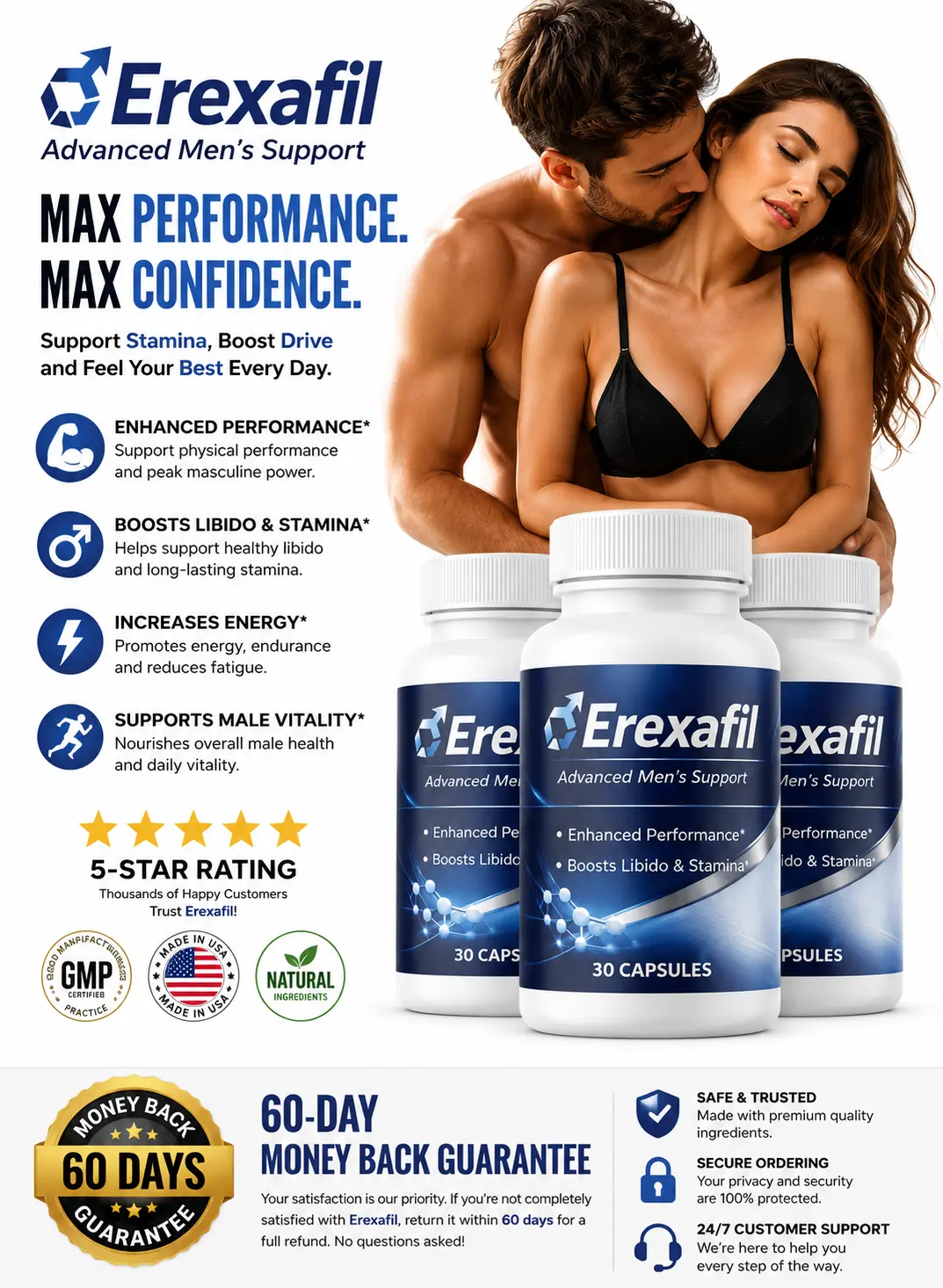 Erexafil Male Performance Support